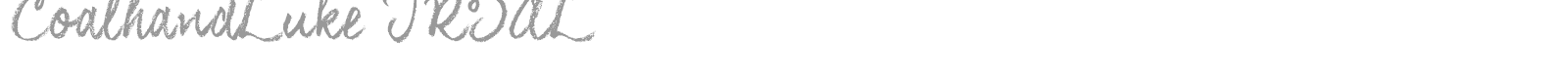 Coal Hand Luke font preview